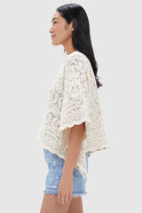 Tan Lace Apollo Poncho