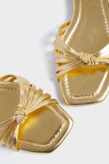 Gold Metallic Izzie Sandals