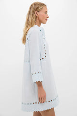 Pale Blue Cutout Dawson Tunic