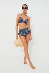 Multi Maria Printed High Waisted Bikini Bottom