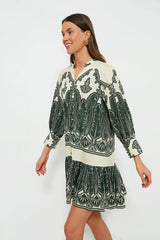 Parrots Pine Chicala Mini Dress