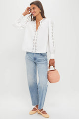 Marigold and Natural Striped Verona Ballet Flats