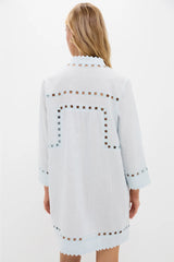 Pale Blue Cutout Dawson Tunic