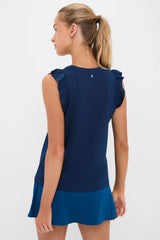 Poseidon Ruffle Performance Jersey Lea Tank