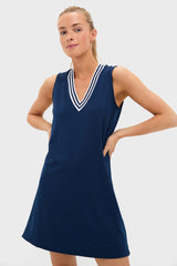 Navy Performance Jersey Suzanne Tennis Dress