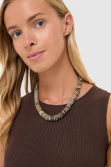 Abalone Shell Statement Necklace