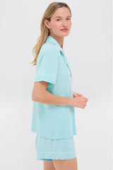 Canal Blue Gisele Shortie PJ Set