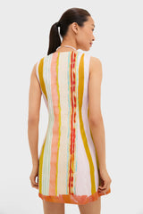 Abstract Stripe Suni Dress