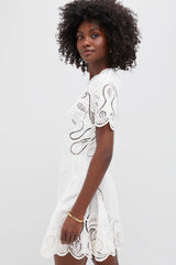 Ivory Morrigan Short Sleeve Mini Dress