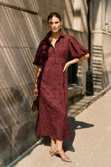 Winetasting Eyelet Delaney Dress