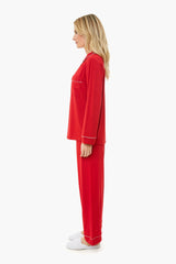 Haute Red Boxed Long PJ Set