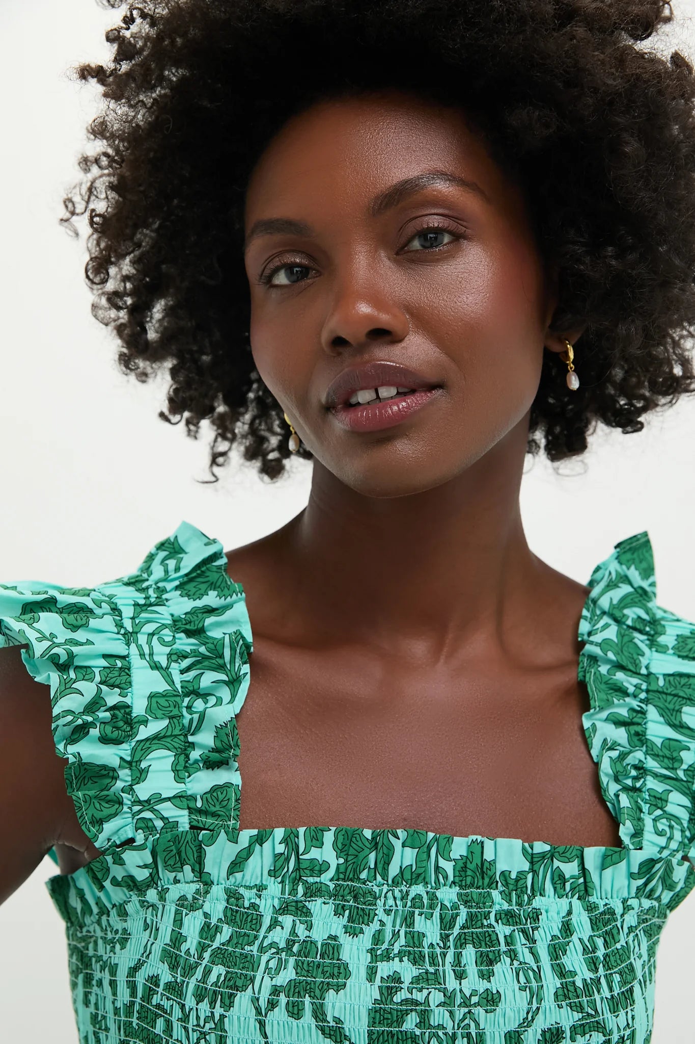 Mint Julep Floral Eleanor Midi Dress