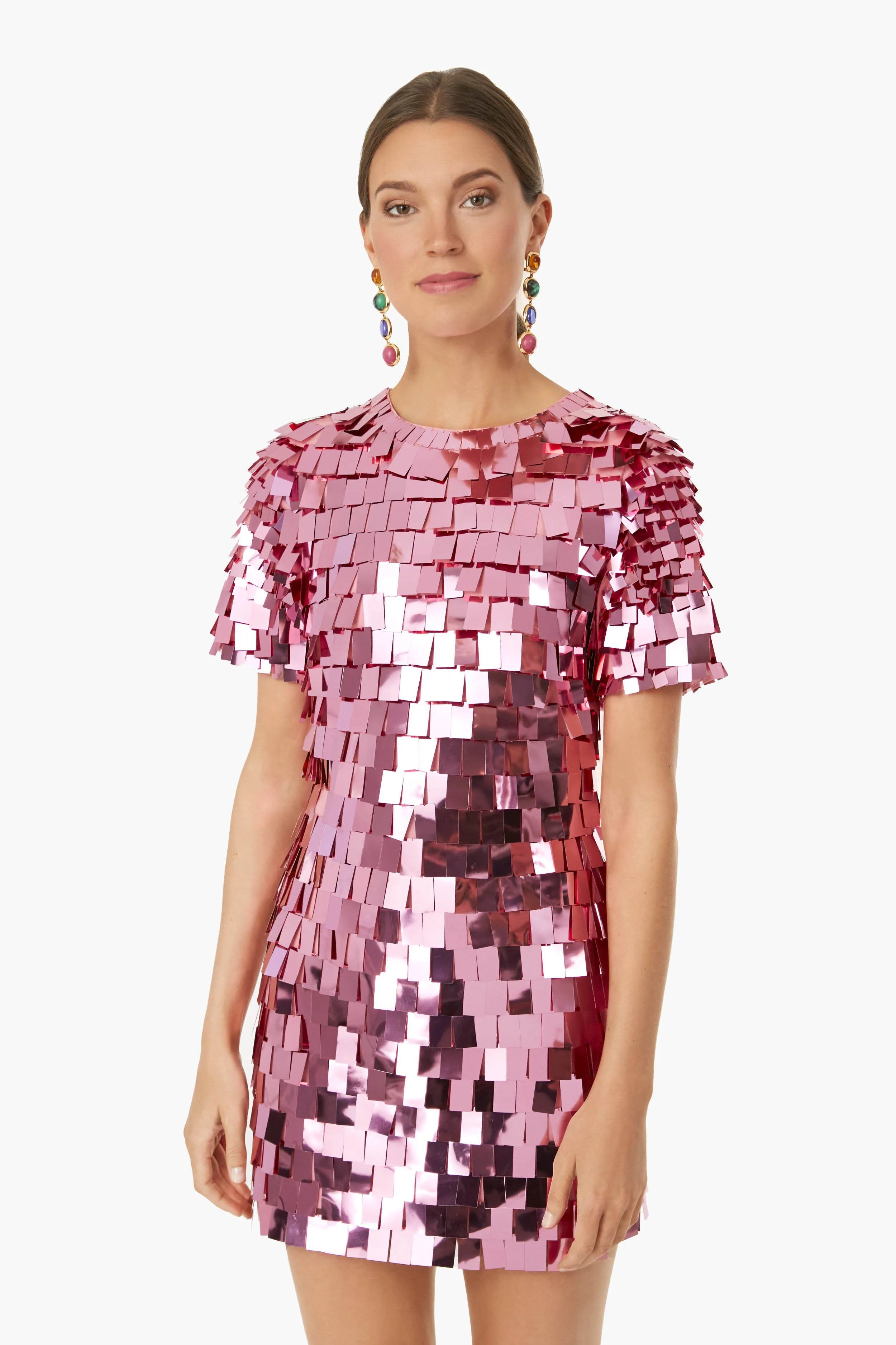 Punch Vivienne Embroidered Sequin Mini Dress