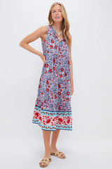 Mauve and Rose Wildflower Salty Paloma Caftan