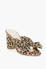 Leopard Penny Knot Mule