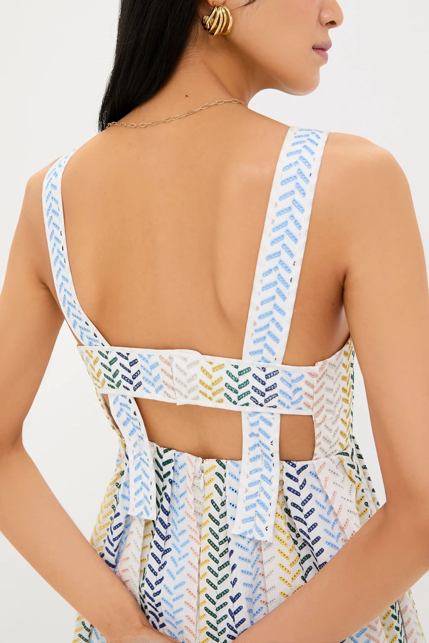 Embroidered Lorenza Dress