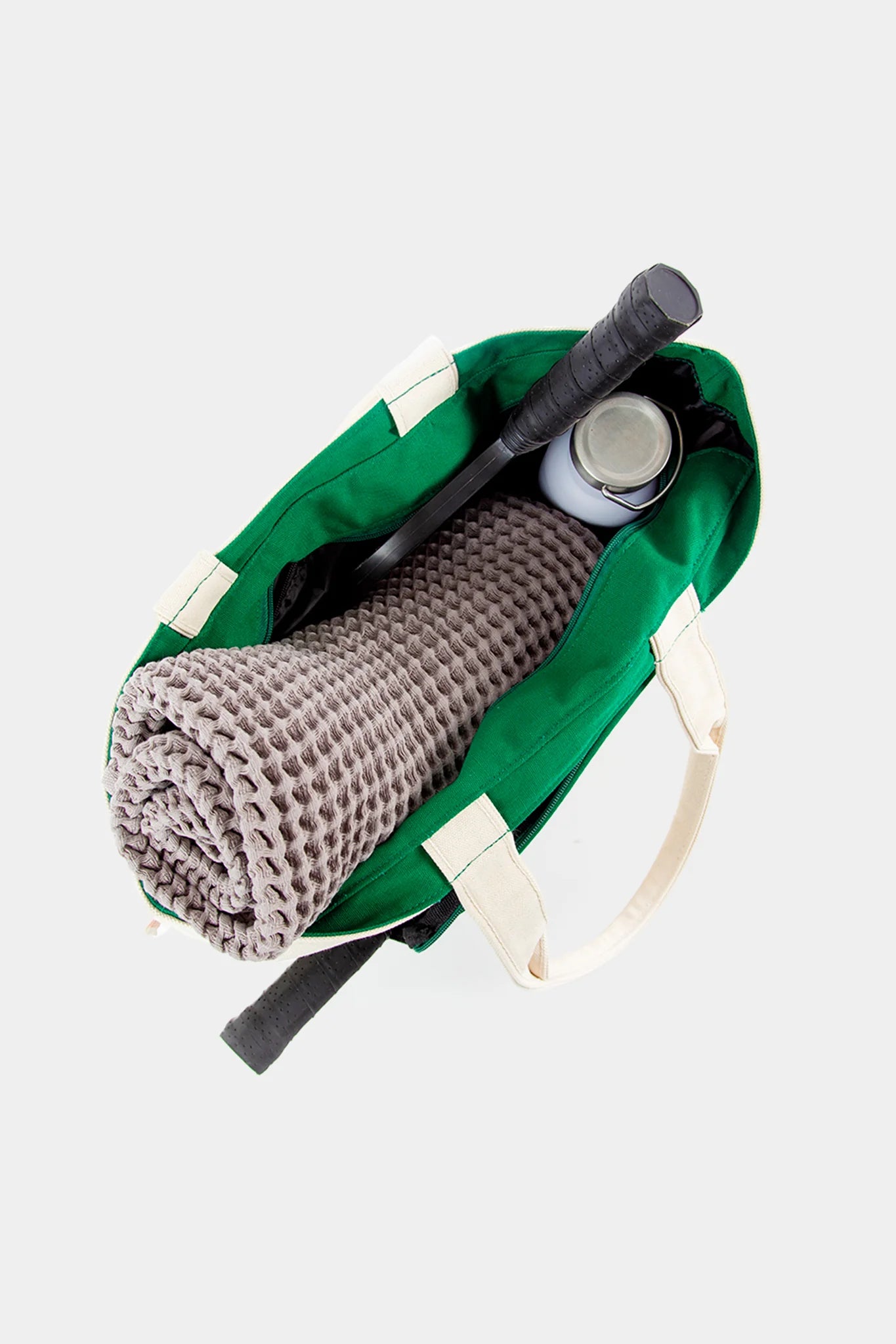 Green and White Pickleball Bag