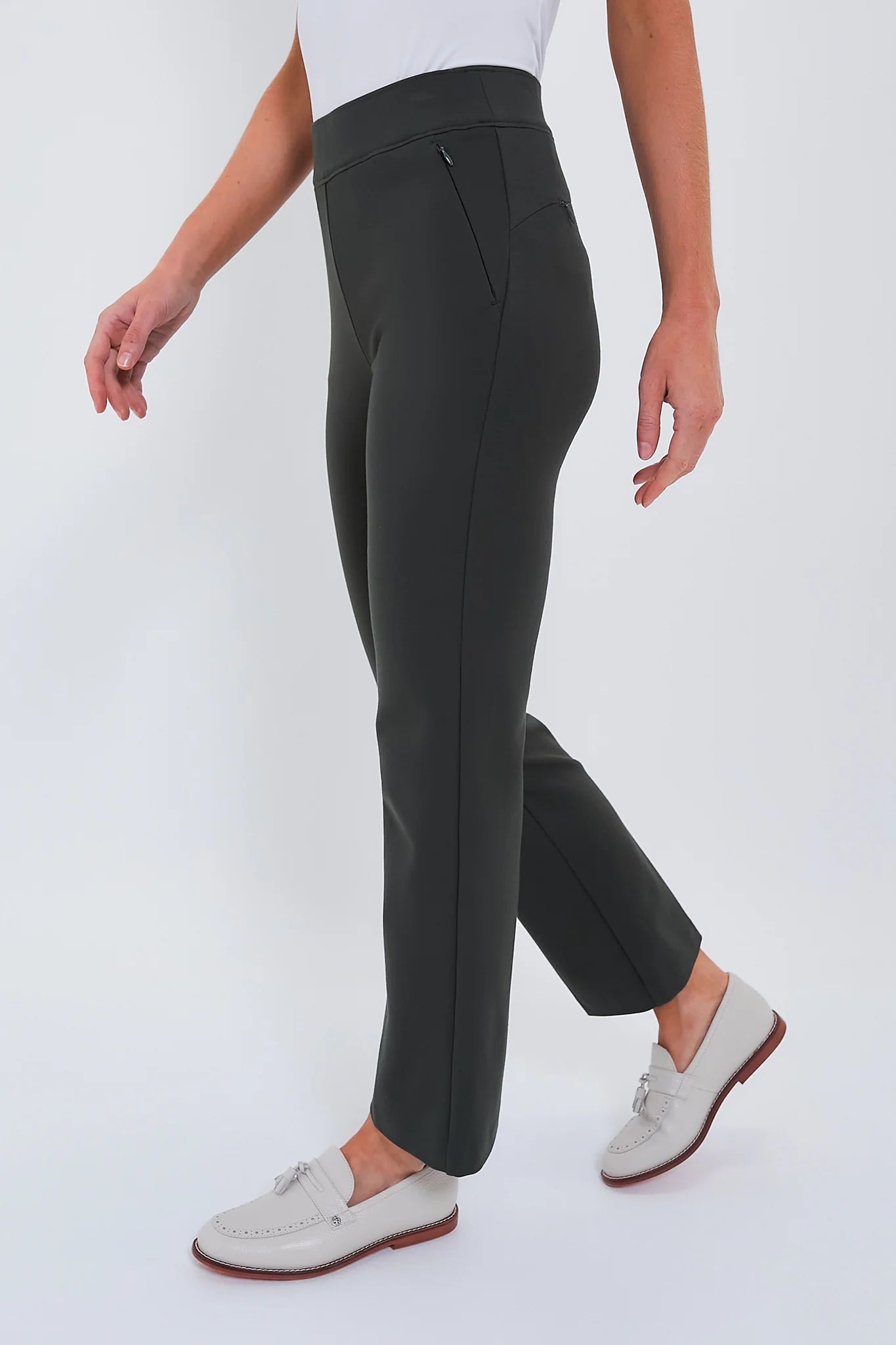 Army Green 28 Inch Compression September Pant