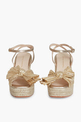 Gold Peri Platform Wedges