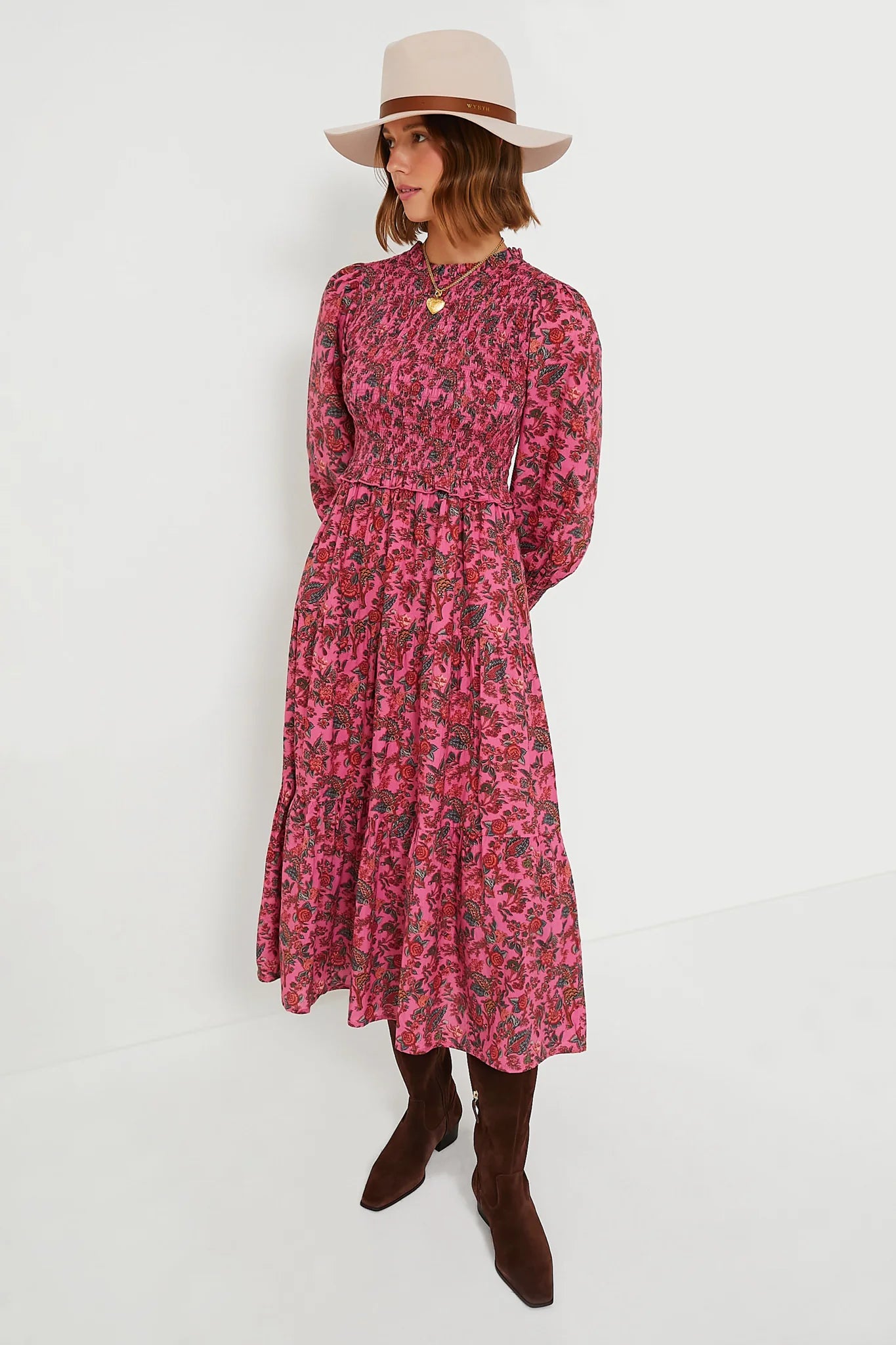 Pink Occitane Ivy Maxi Dress