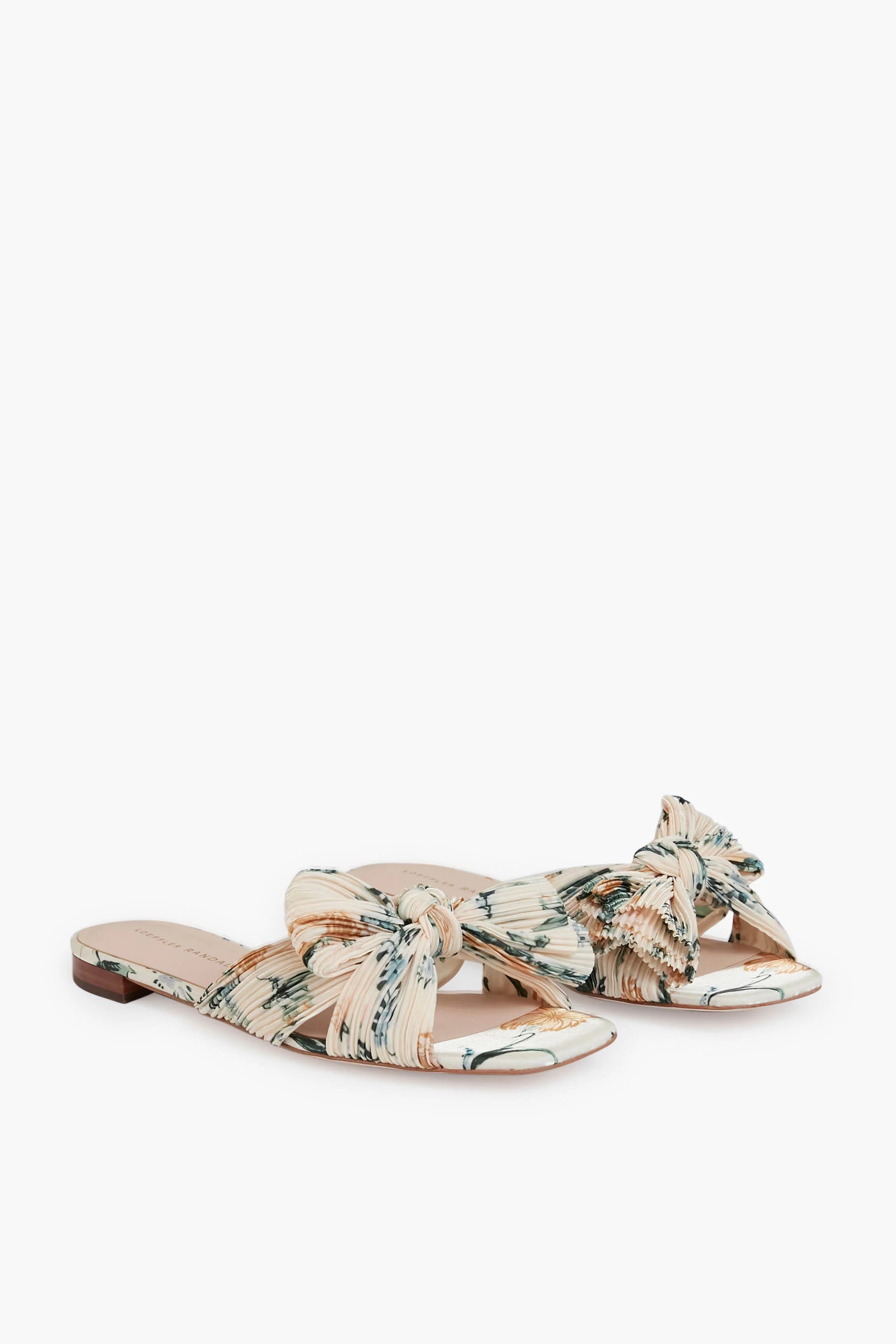 Nova Floral Daphne Pleated Knot Slide