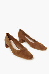 Cacao Suede Nerine Heels
