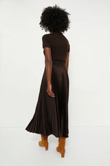 Squire Brown Short Sleeve Day Dress