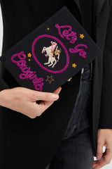 Let's Go Cowgirls Book Clutch