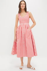 Poppy Stripe Cosi Dress