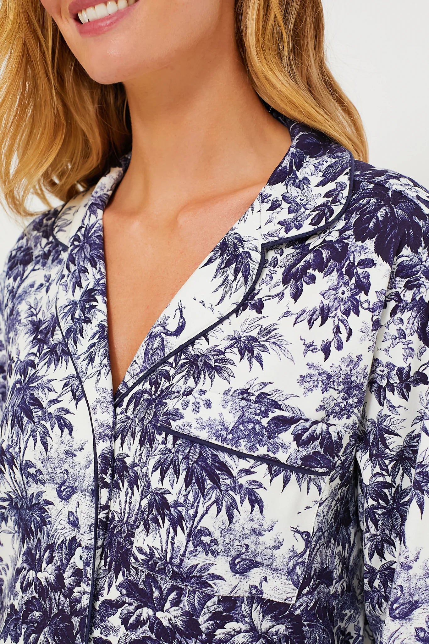 Cypress Toile Pajama Night Shirt