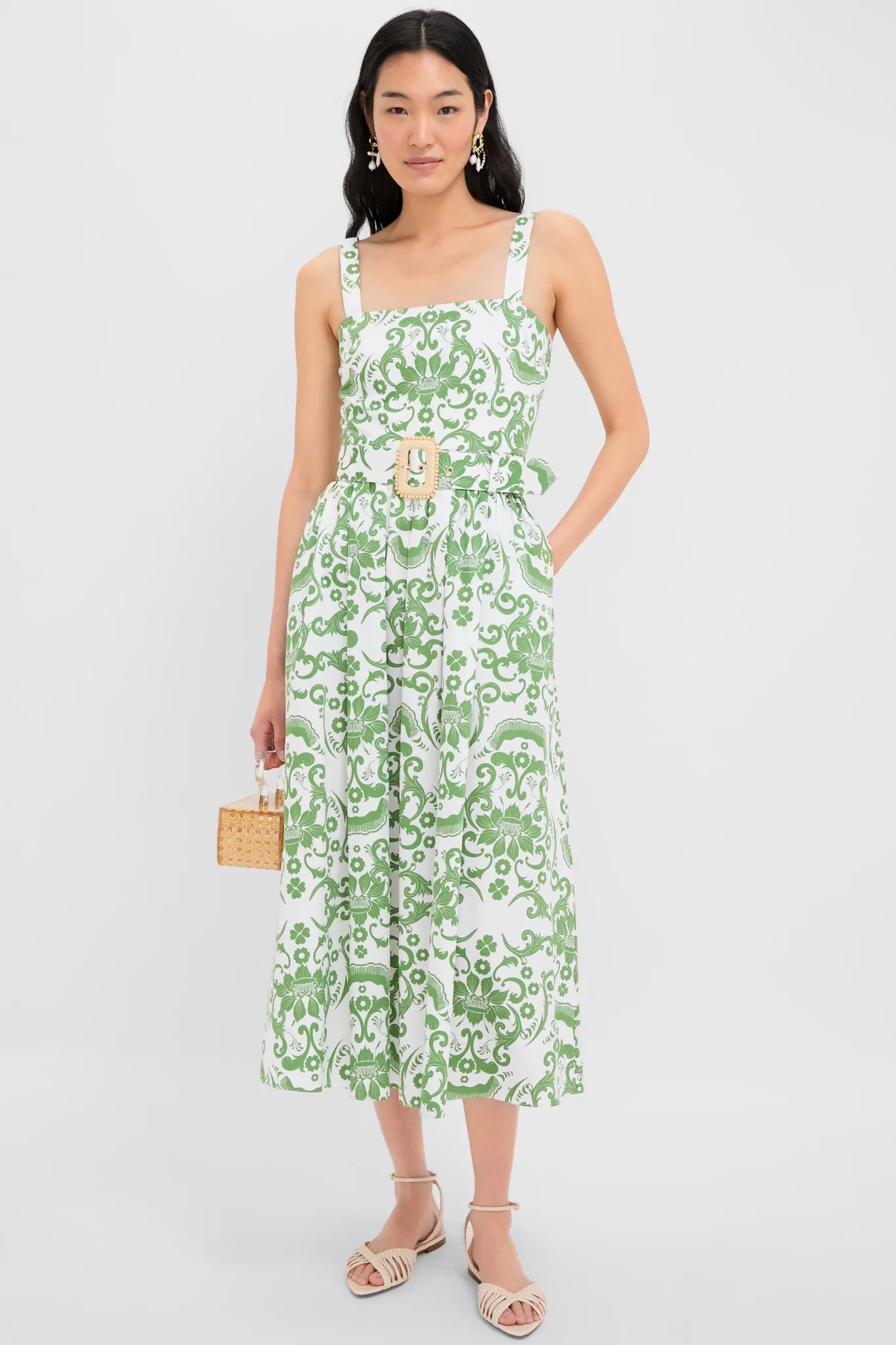 Eggshell Agatha Flat Sandals