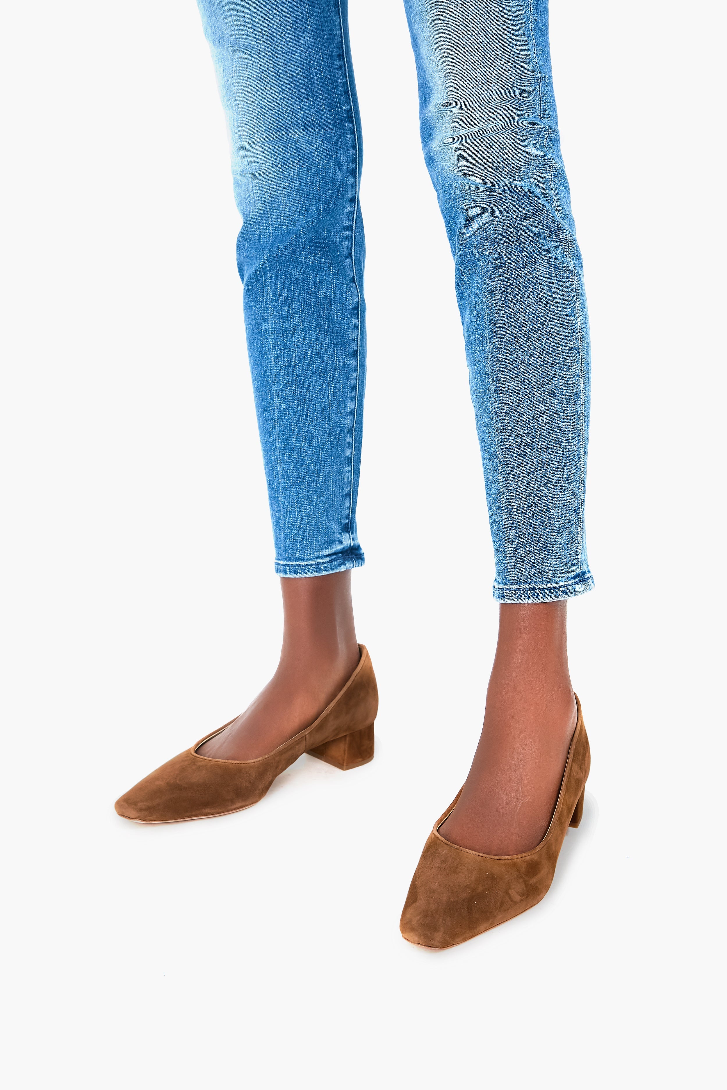 Cacao Suede Nerine Heels