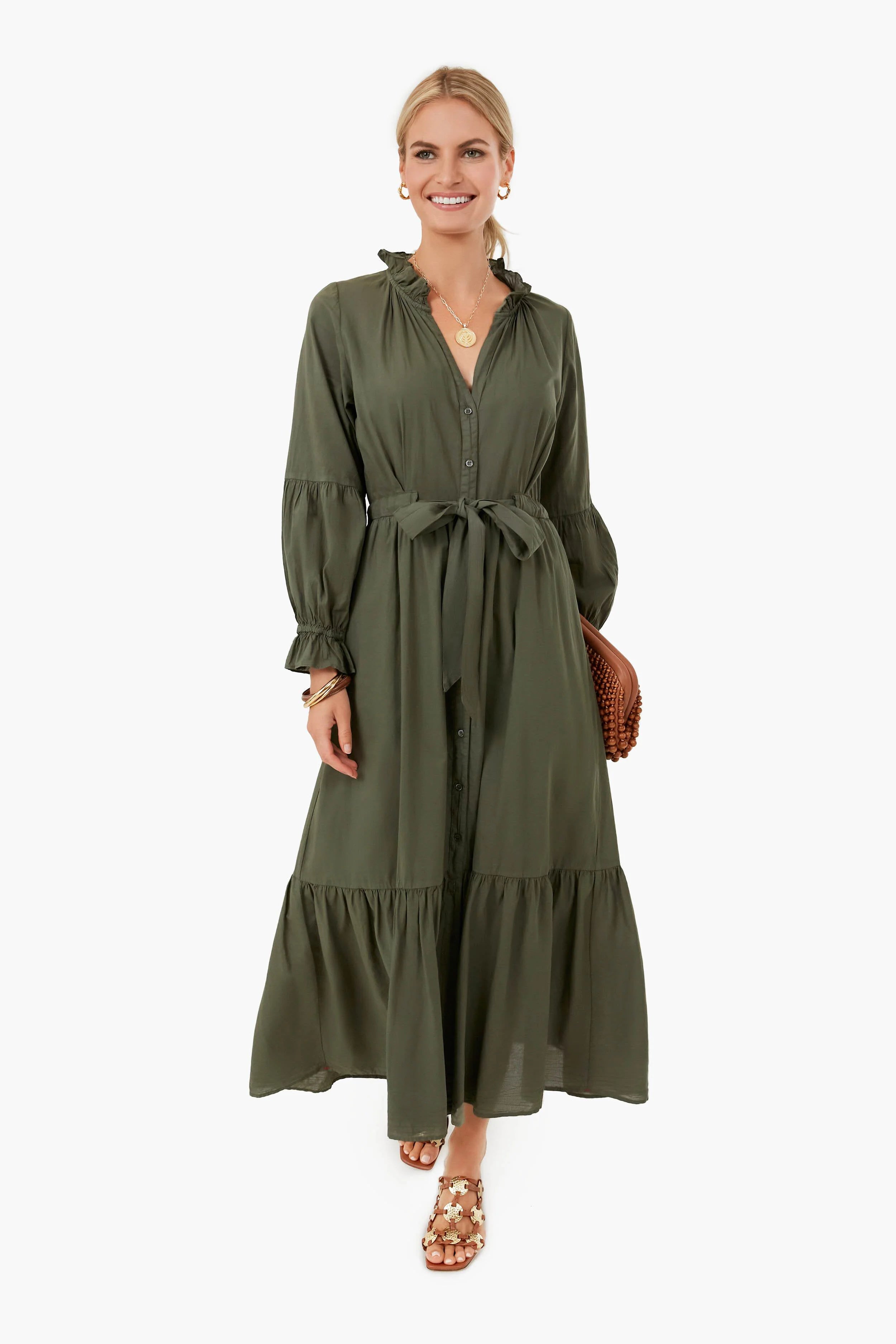 Dark Sage Lark Dress