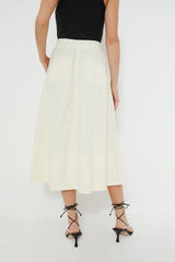 Cream Karina Cotton Skirt
