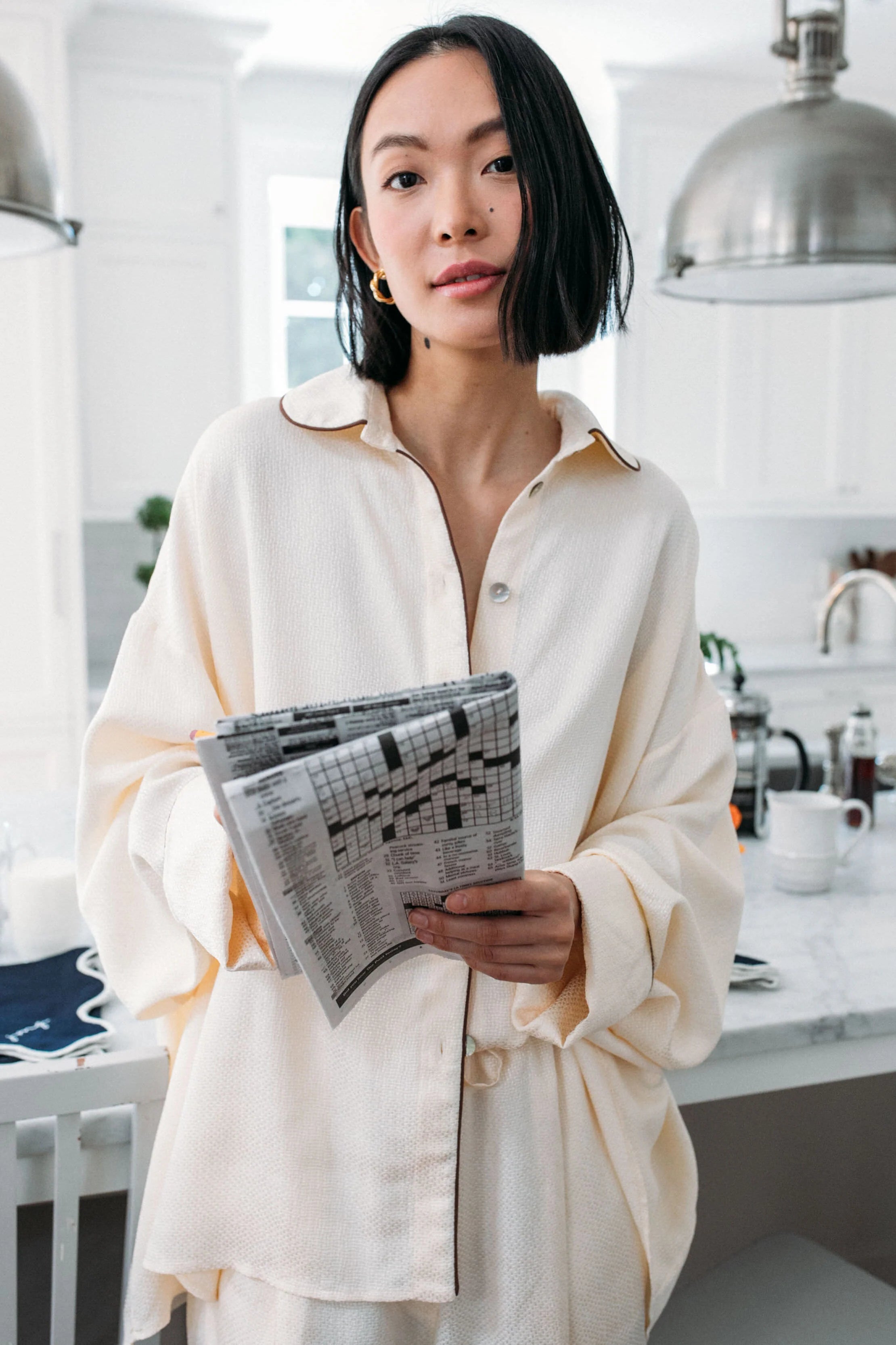 Pearl Pastelle Oversized Jaccard Shirt