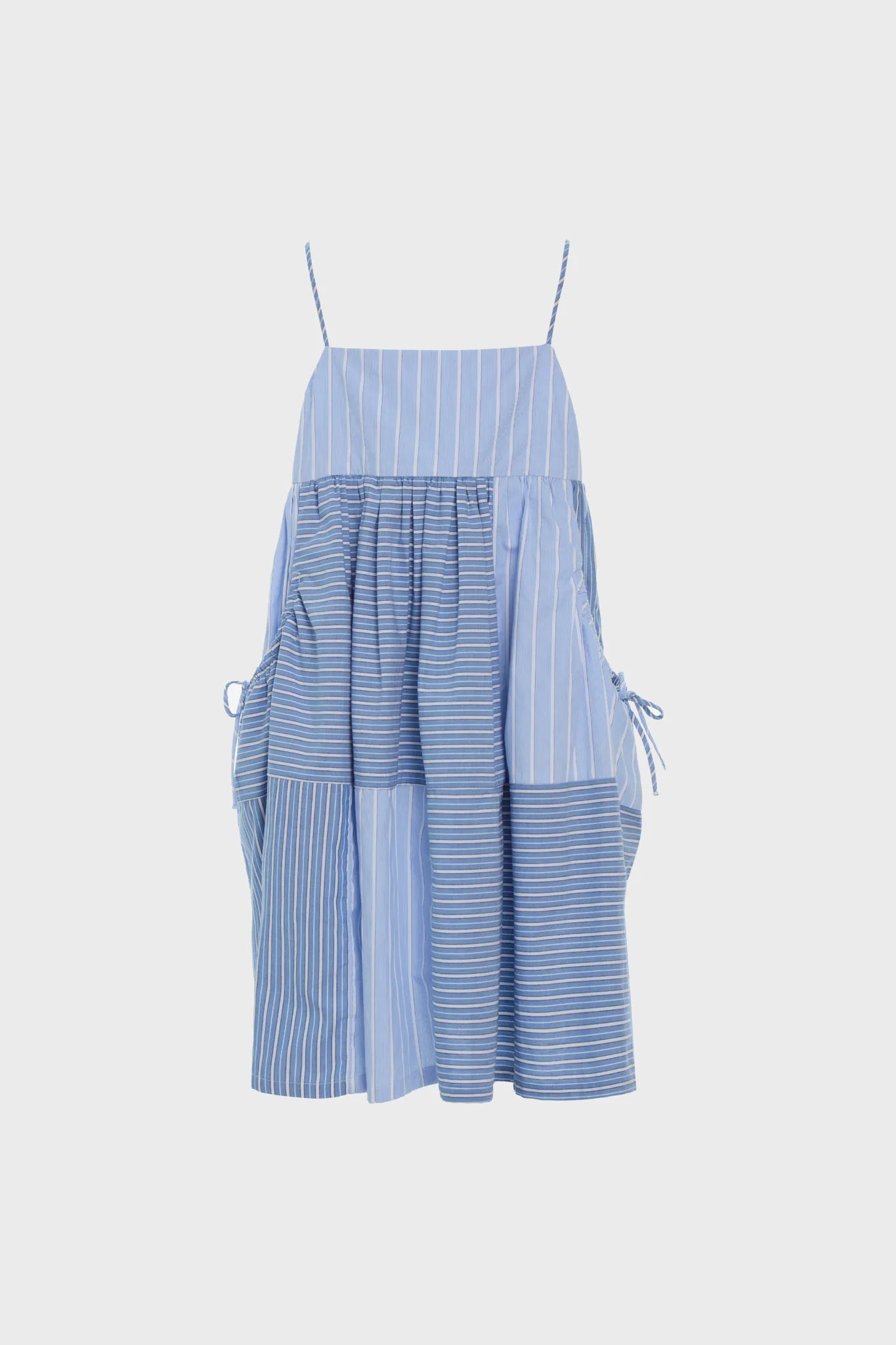 Blue Helmi Stripe Tank Dress
