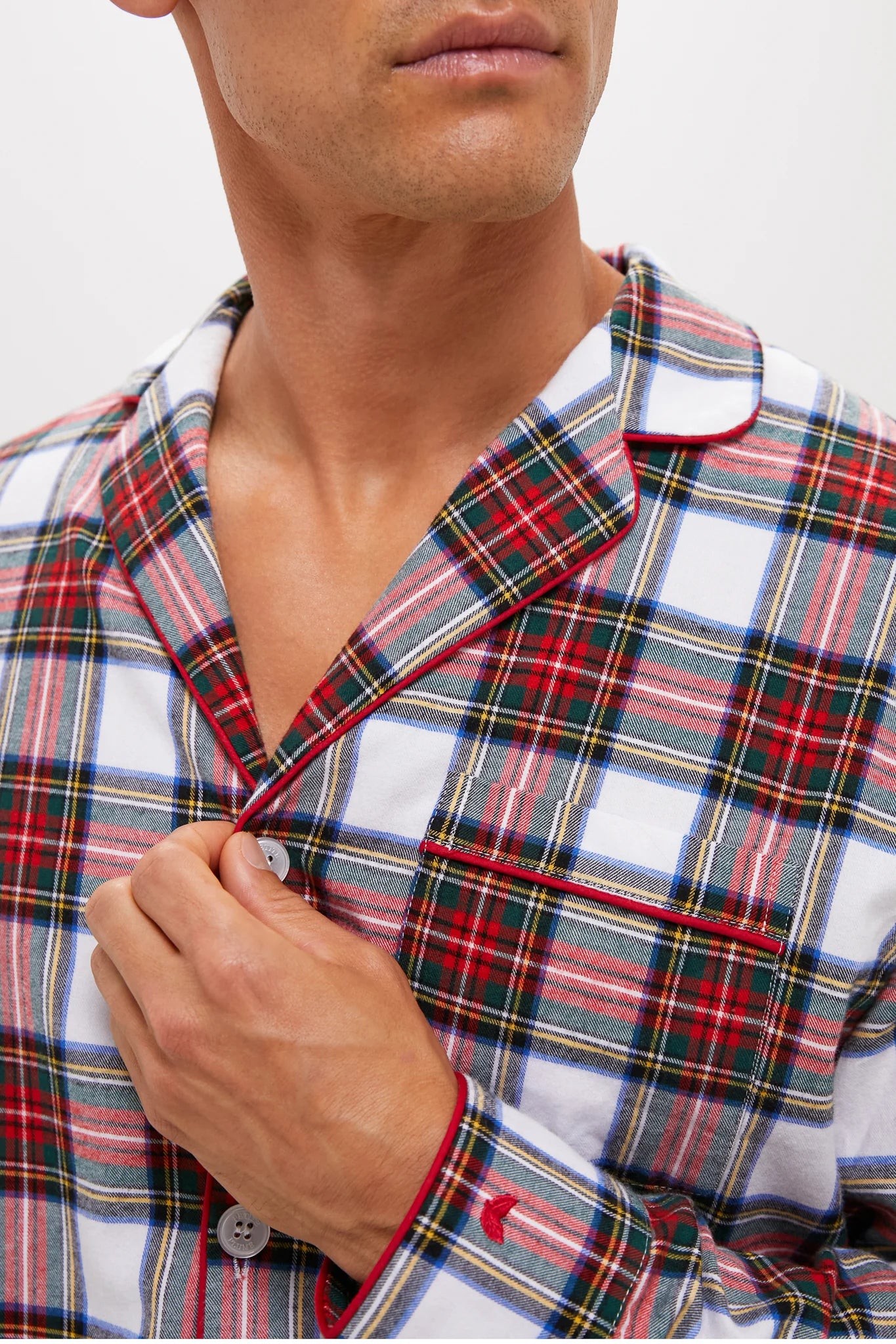 Mens Balmoral Tartan Pajama Set