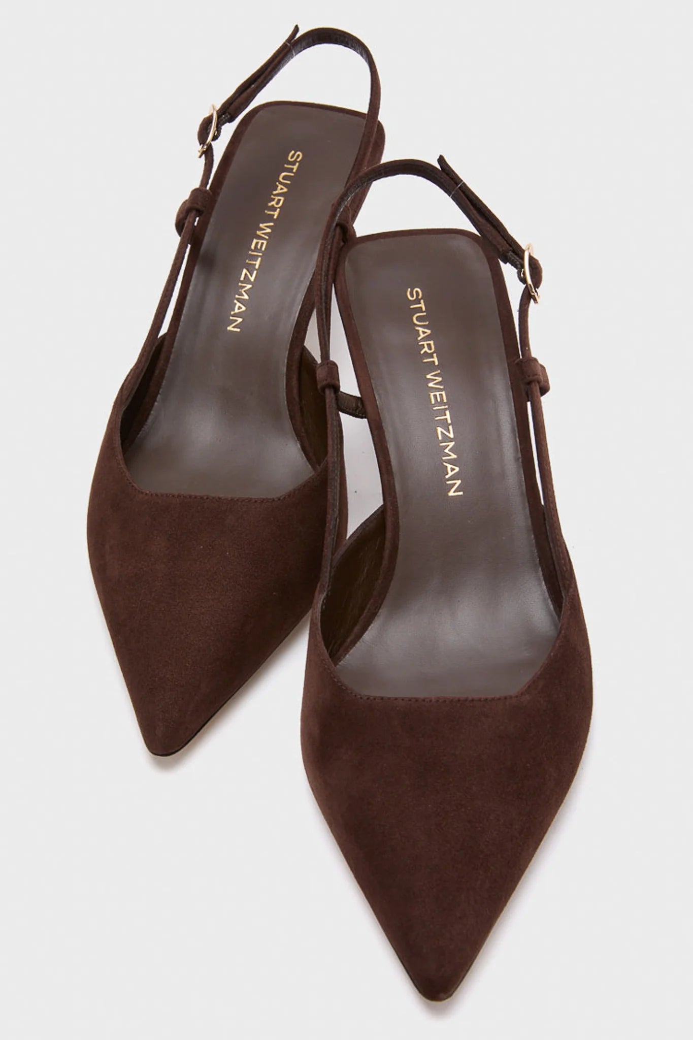 Walnut Patent 50 Vinnie Slingback Heels
