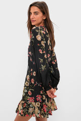 Multi Jolie Print Short Sleeve Mini Dress