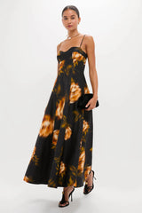 Mira Print Magdelena Maxi Dress