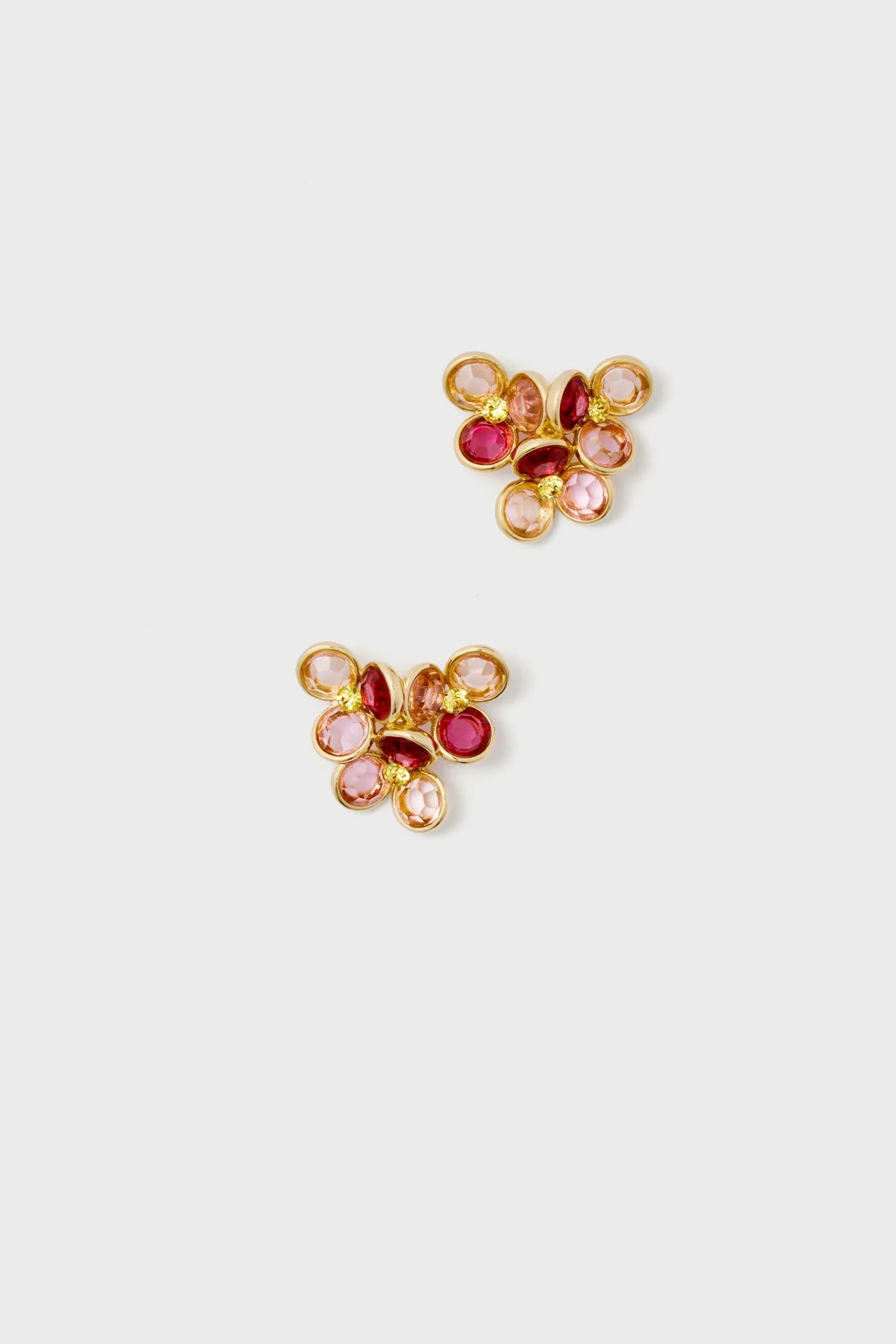 Pink Crystal Mava Earrings