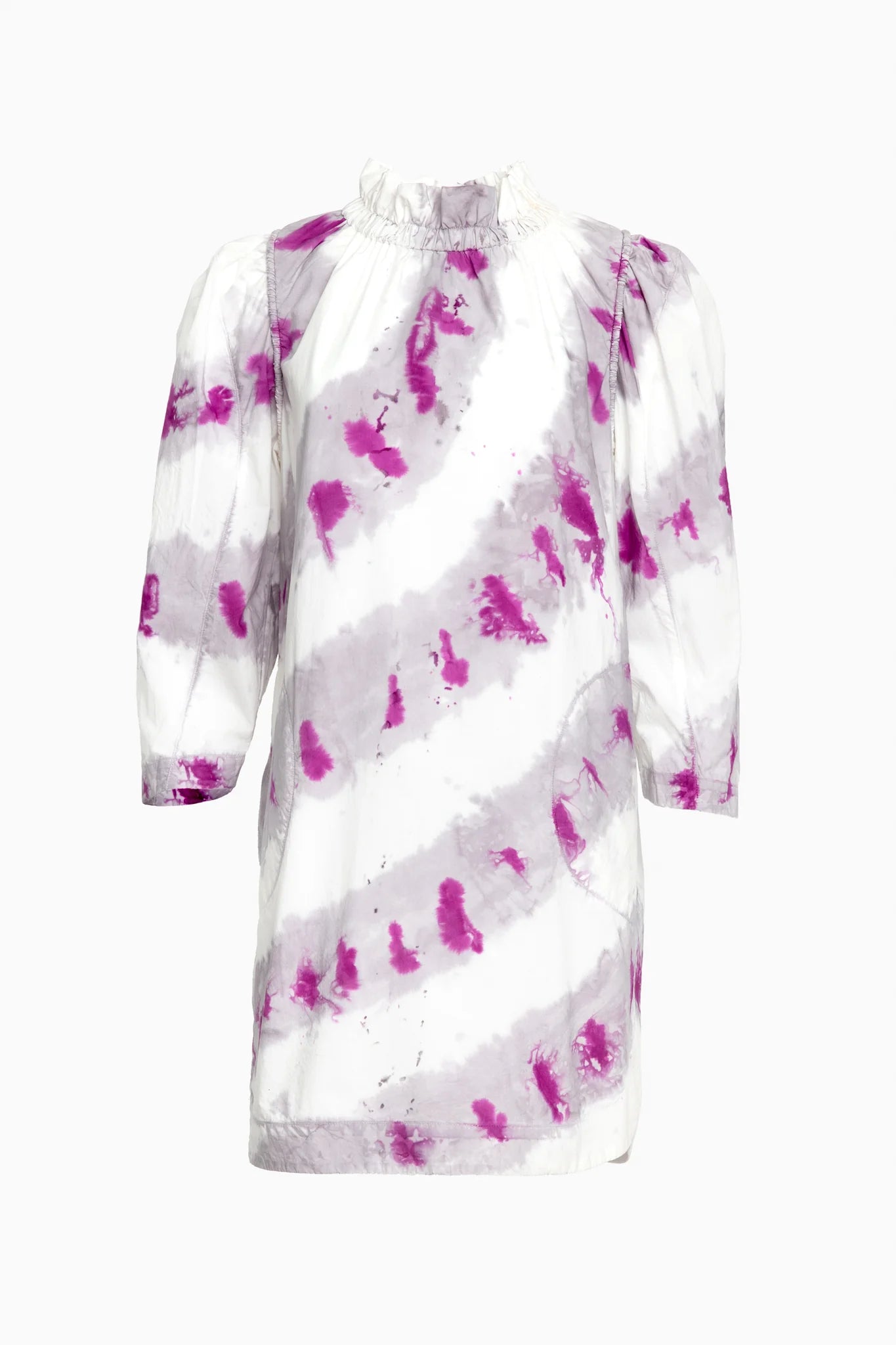 Fuchsia Tie Dye Tamara Tunic Dress