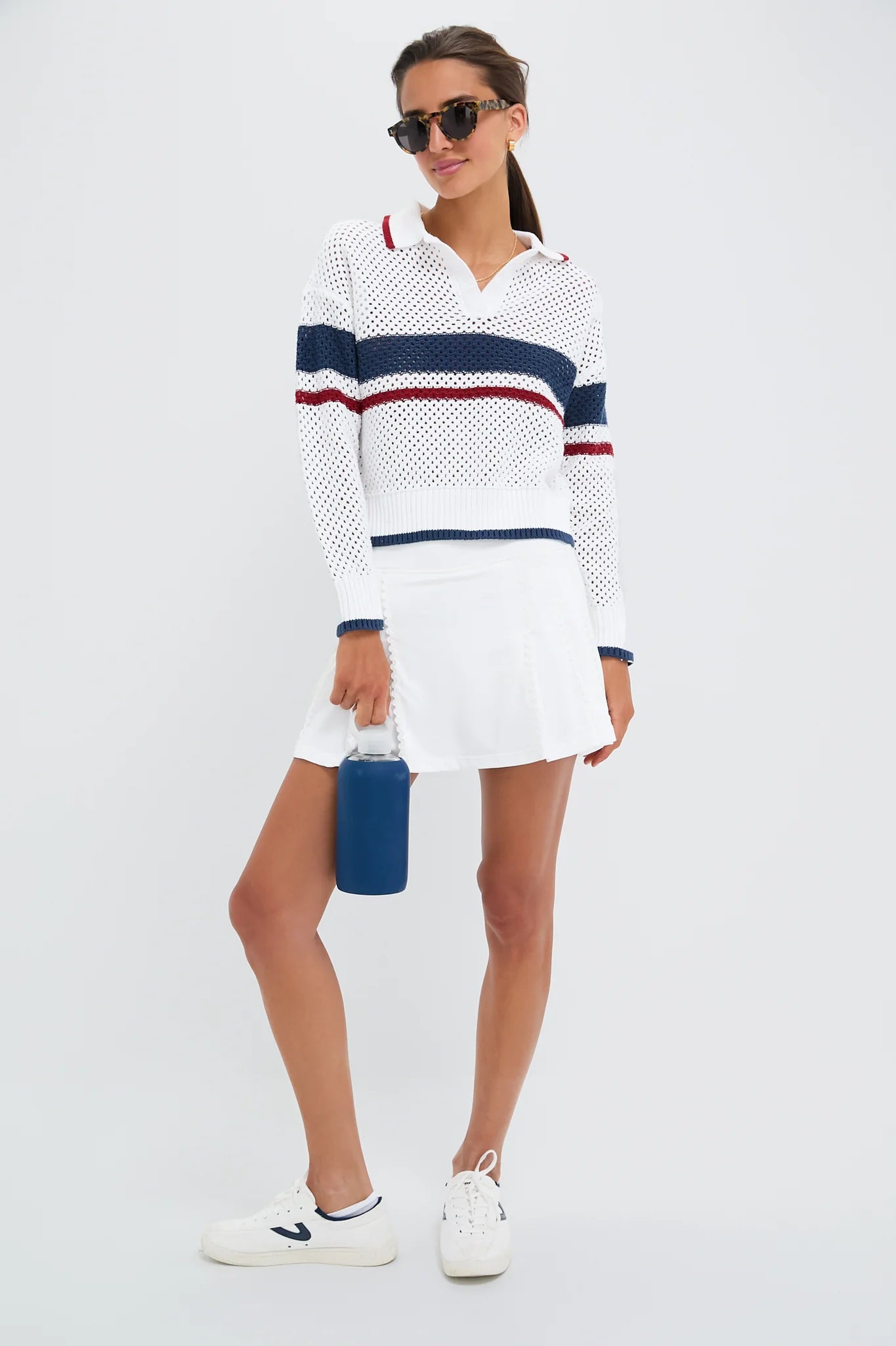 Americana Mesh Fischer Sweater