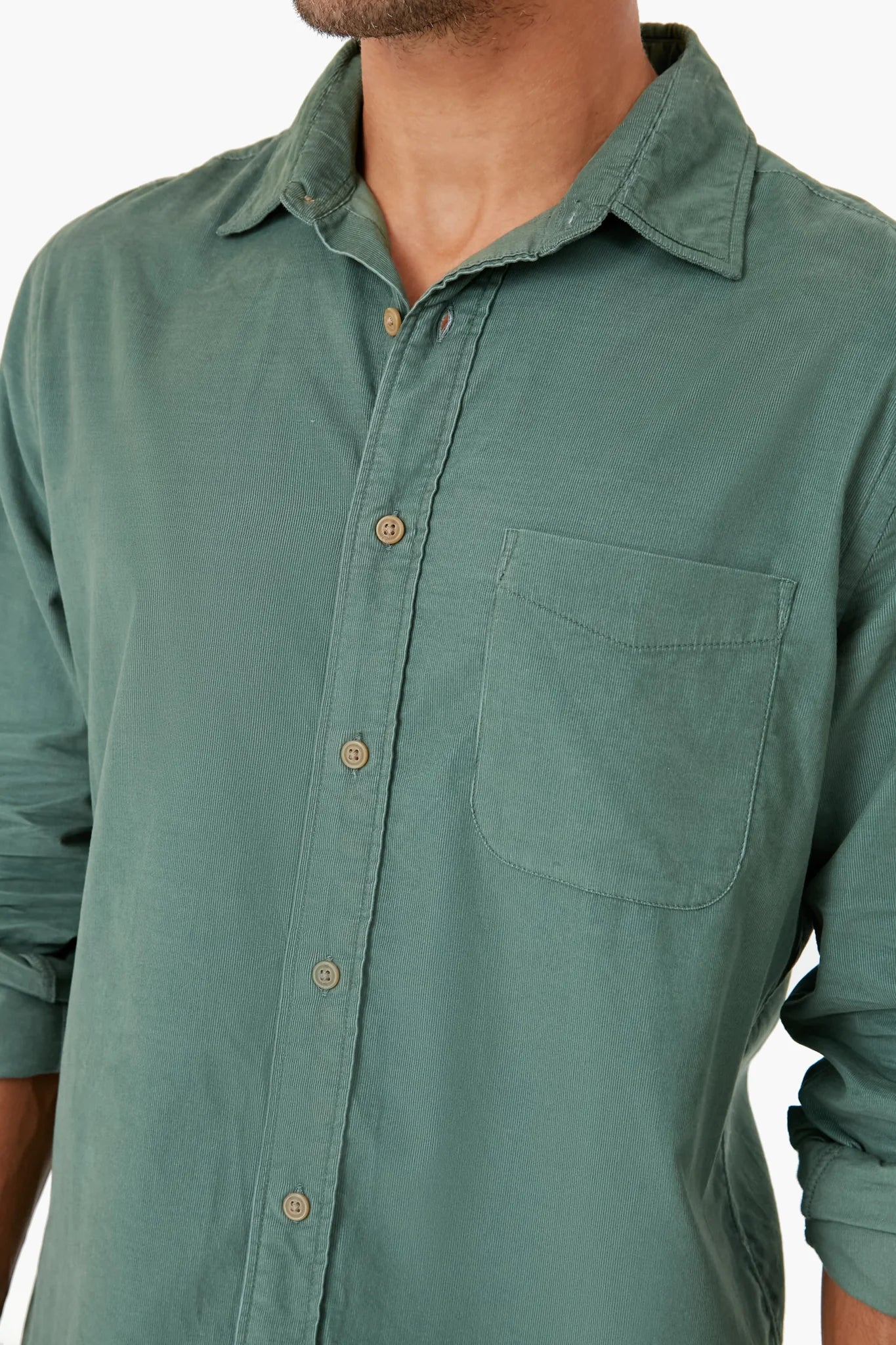 Laurel Wreath Stretch Corduroy Shirt