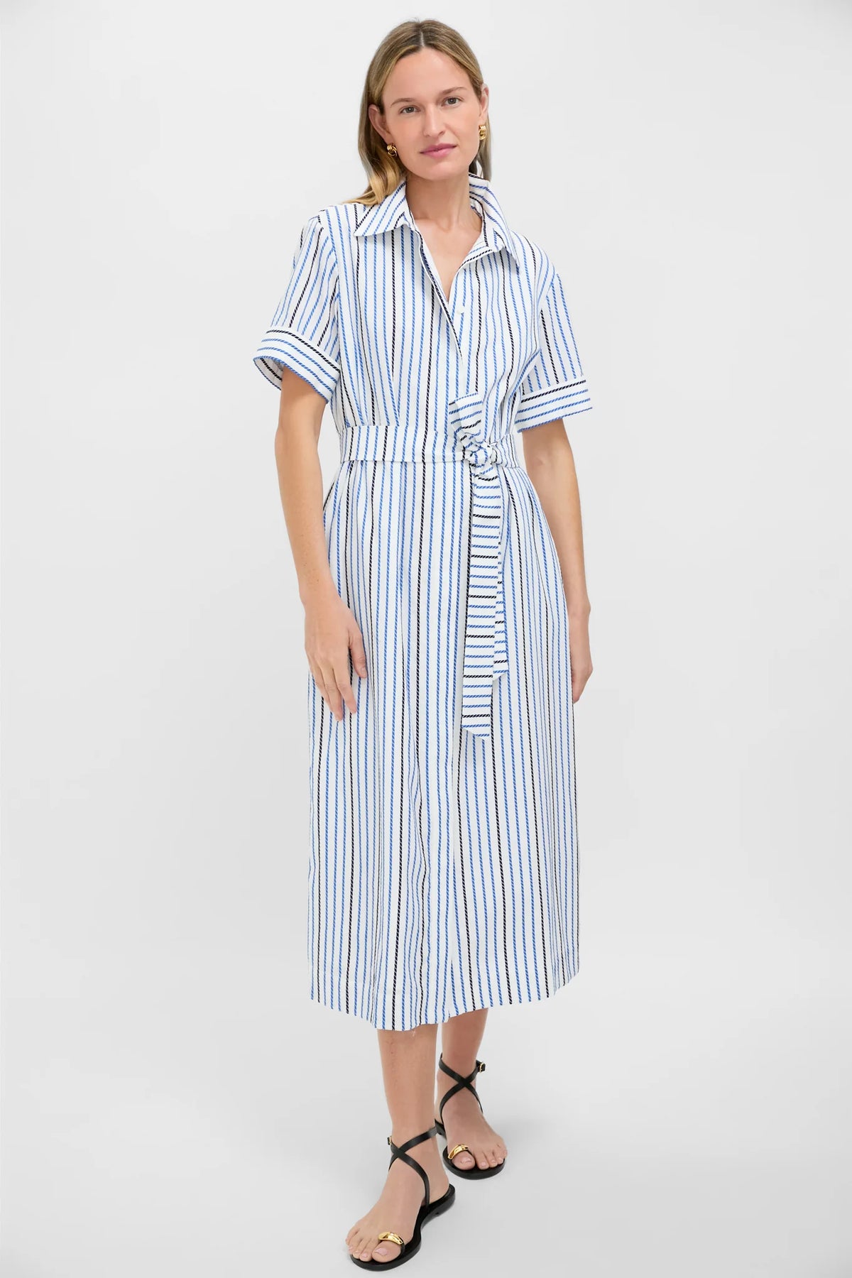 High Tide Jacquard Stripe Arie Dress
