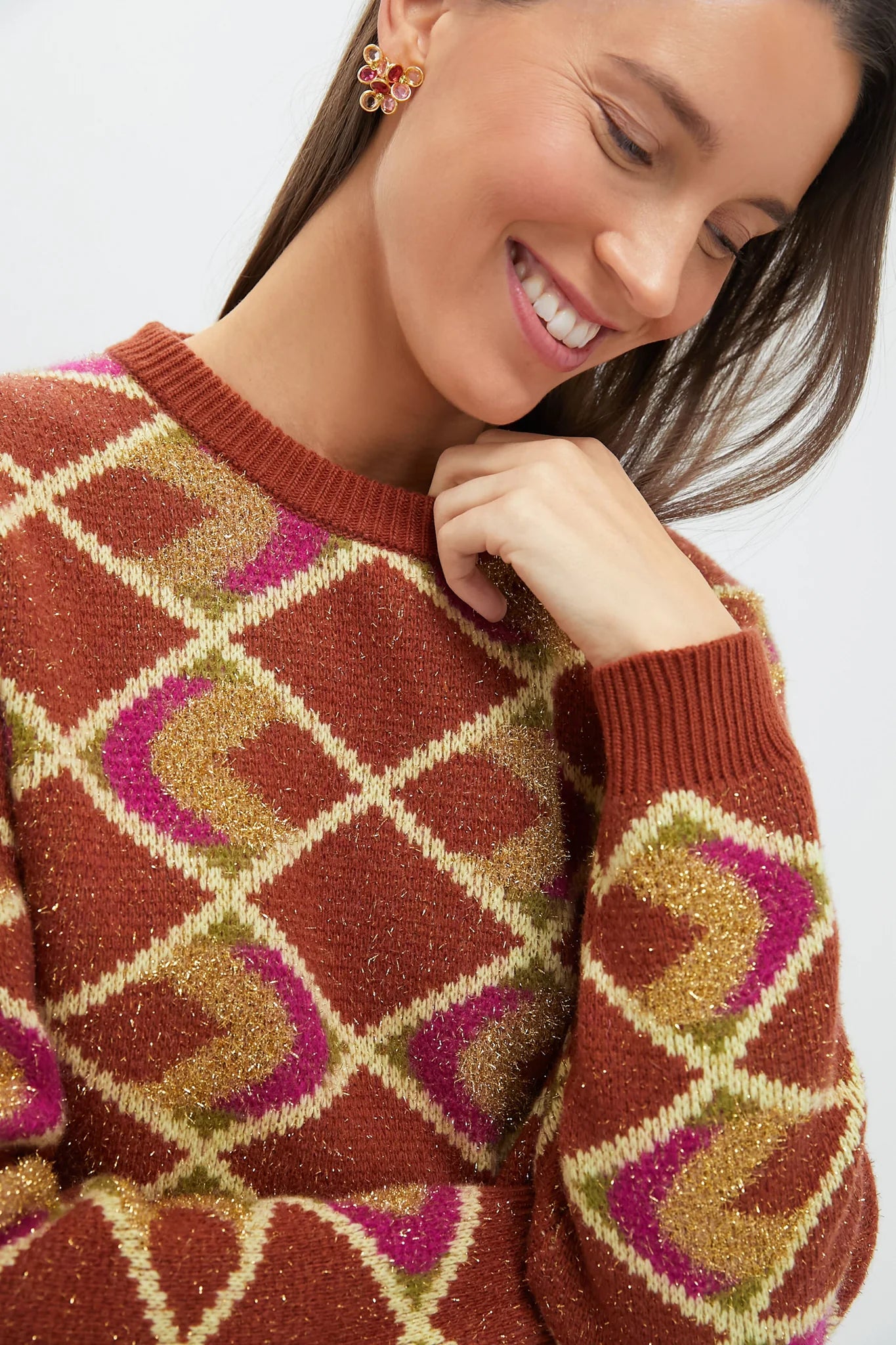 Brown Half-Light Crewneck