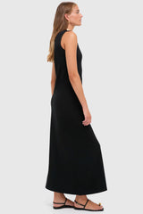 Black Margo Sleeveless Maxi Dress