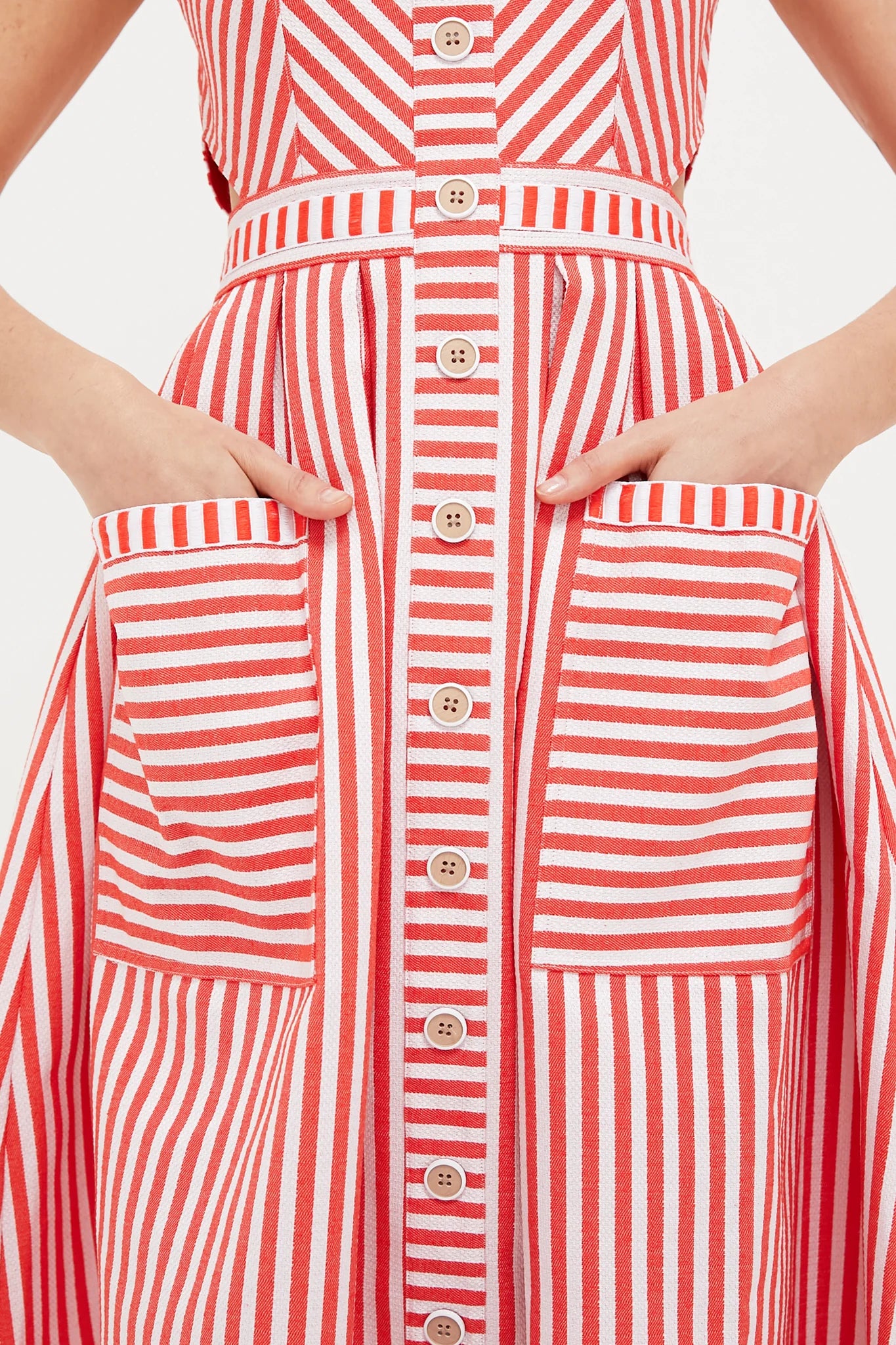 Poppy Stripe Cosi Dress