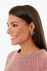 Crystal Antique Gold Viniette Earrings