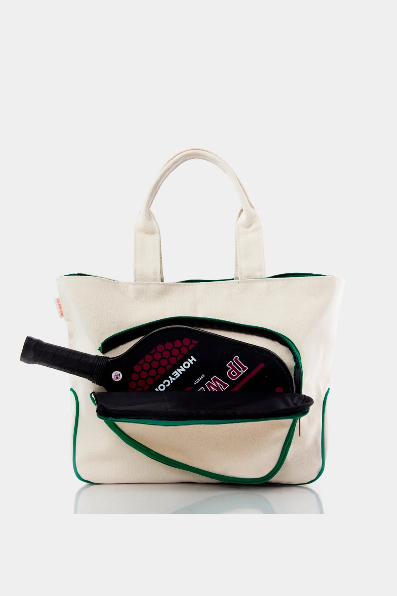 Green and White Pickleball Bag